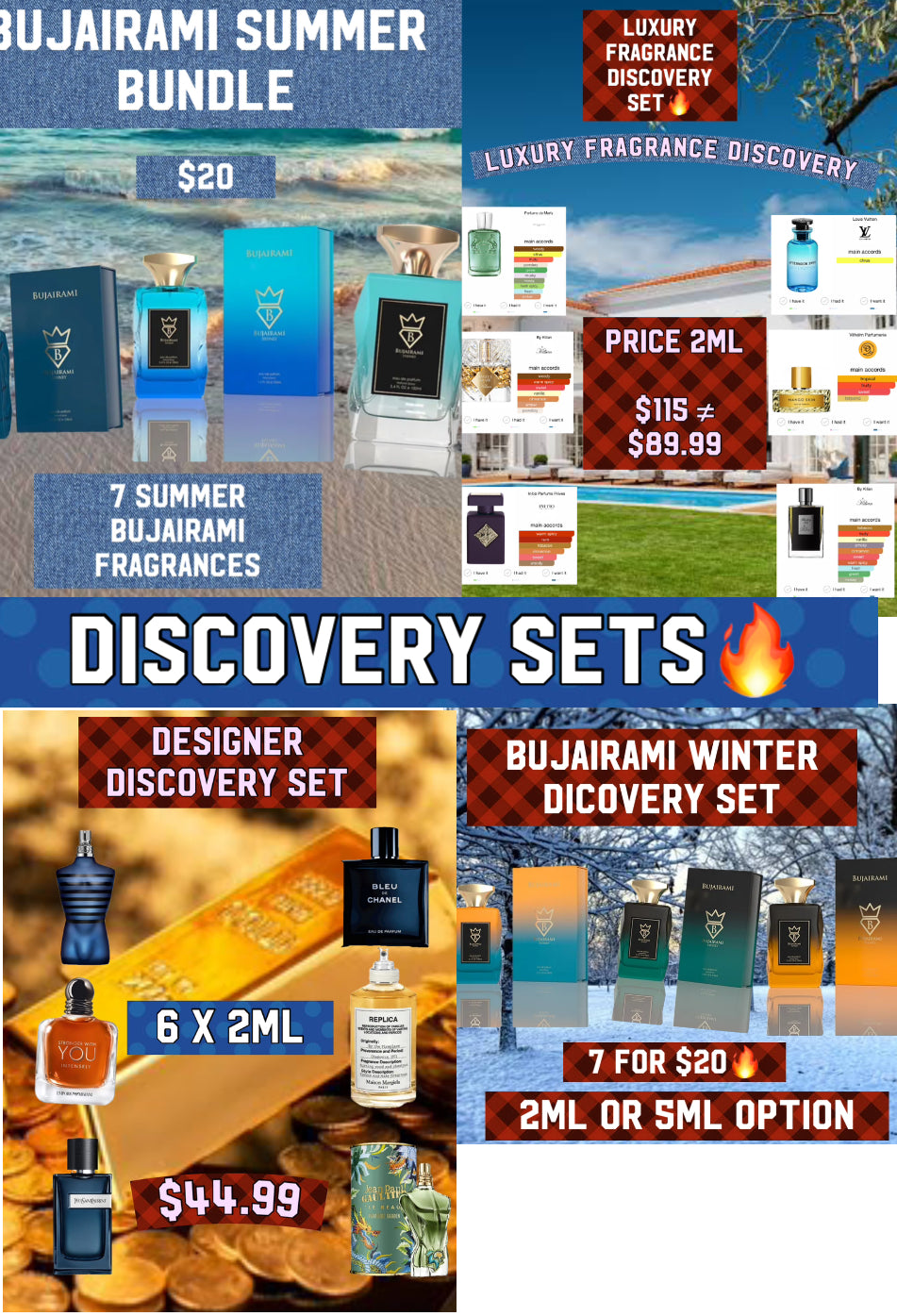 Fragrance Discovery Sets